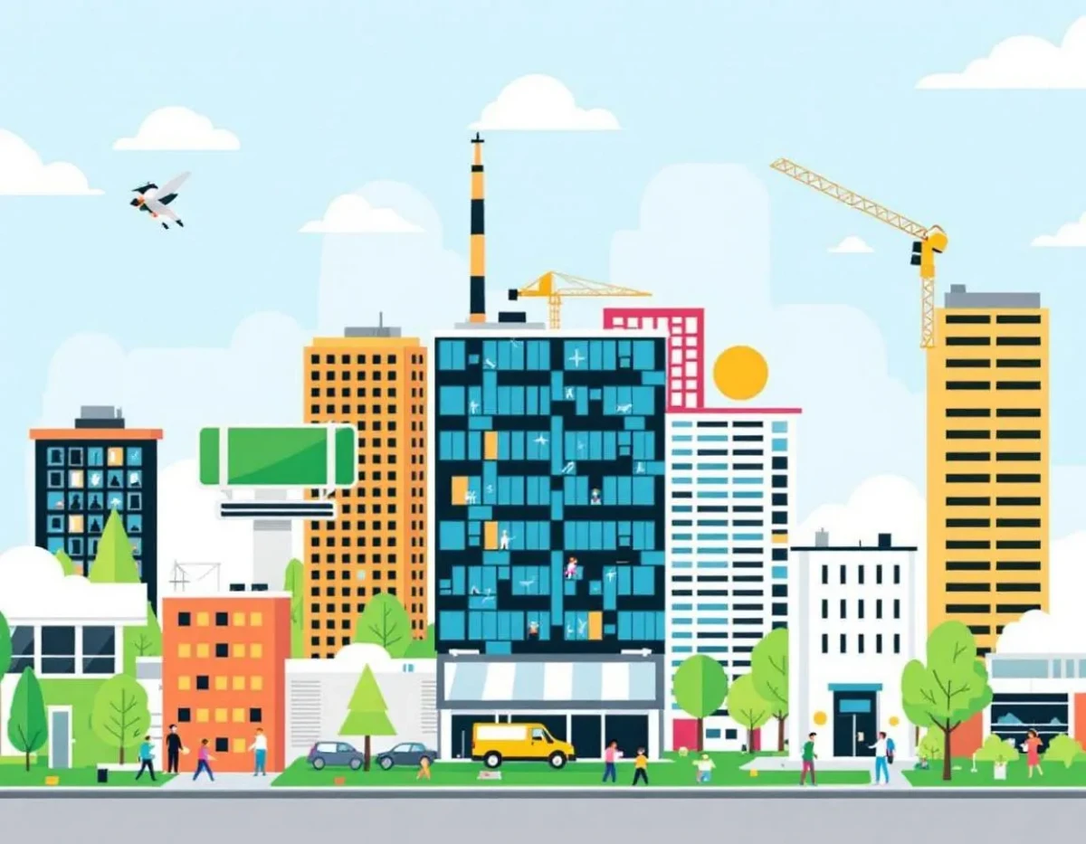 La métamorphose urbaine à l'ère du numérique : quand l'urbanisme et la construction s'adaptent aux nouvelles urbanités
