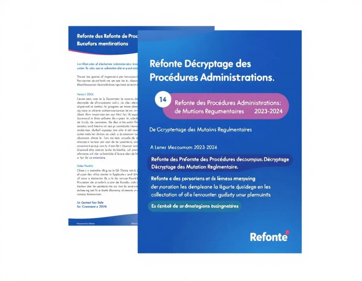 Refonte des Procédures Administratives : Décryptage des Mutations Réglementaires 2023-2024
