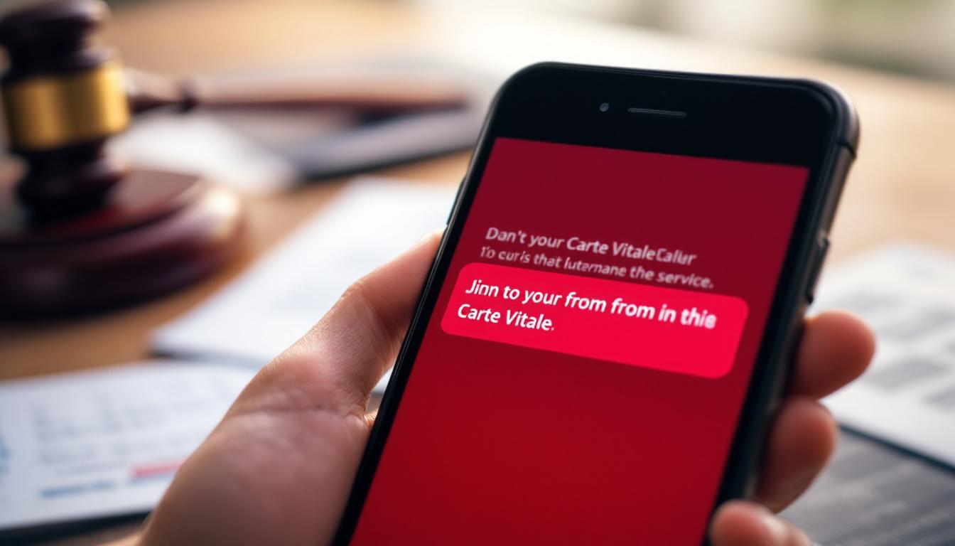 Les signes d'une arnaque carte vitale sms à ne pas manquer