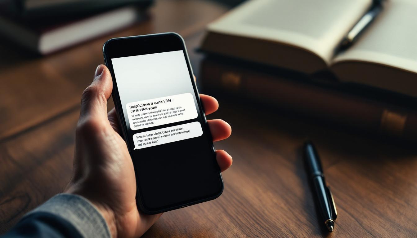 Prévenir l'arnaque carte vitale sms : conseils pour tous